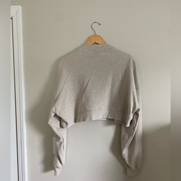 Gymshark Rest Days Cropped Sweatshirt Women’s Size Large - Picture 3 of 3